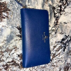 Kate Spade dark blue clutch